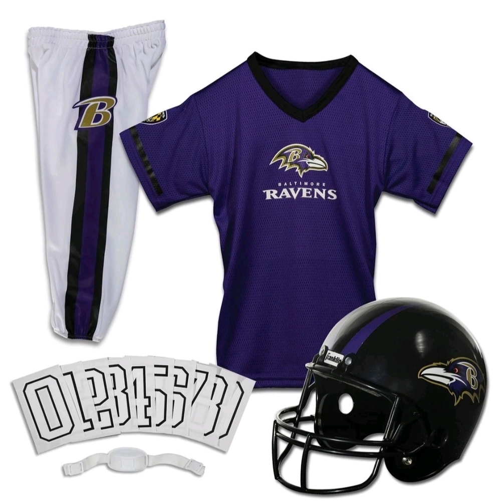 Baltimore Ravens Youth Football Uniform Set